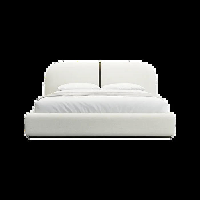 Sable Bed Off White Linen
