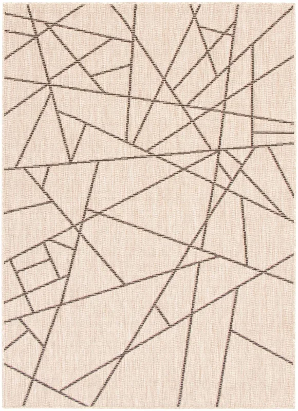 Sadie Abstract Silver-Black Area Rug – 5’3″ x 7’7″|Carpette Sadie Abstract argent-noir – 5 pi 3 pox 7 pi 7 po| D28RY31H
