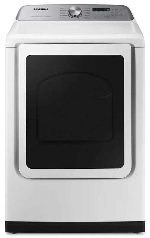 Samsung 7.4 Cu. Ft. Electric Dryer with Steam – White – DVE52DG5505WAC | Sécheuse électrique à la vapeur Samsung de 7,4 pi3 – blanche – DVE52DG5505WAC | DVE52DG5