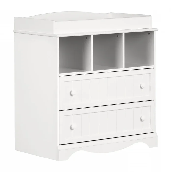 Savannah Narrow Changing Table – Pure White | Savannah Table à langer Étroit – Blanc solide | D83GGRHD