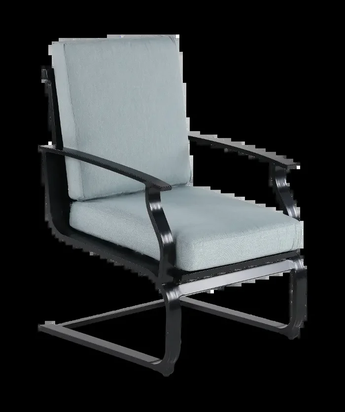 Sea Breeze Blue Patio Spring Chair
