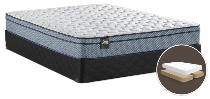 Sealy Parklin Euro-Top Split Queen Mattress Set|Ensemble matelas à Euro-plateau divisé Parklin de Sealy pour grand lit