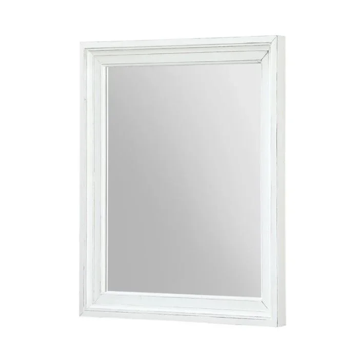 Seawinds Islamorada Clean White & Grey White Mirror