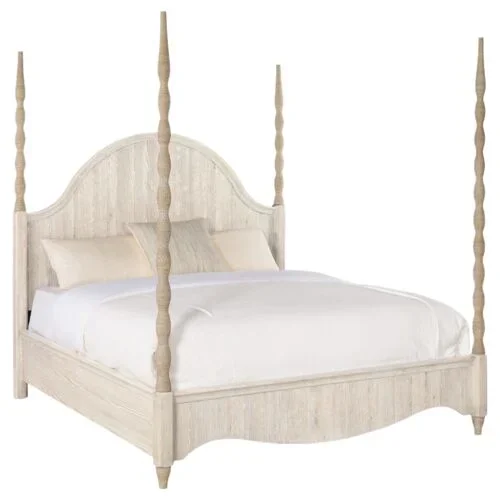 Serenity Jetty Rope-Wrapped Poster Bed, Surf