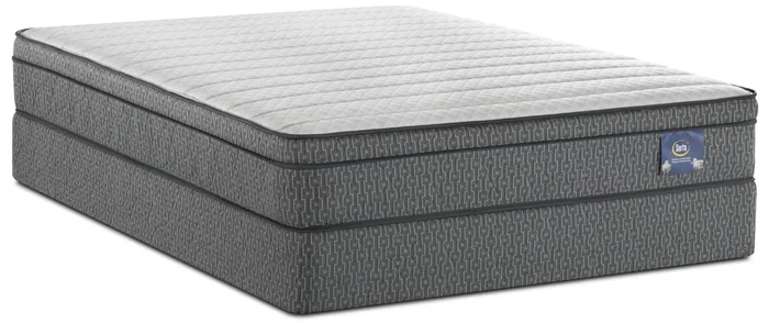 Serta Always Comfortable® Alberto Euro-Top Low-Profile Split Queen Mattress Set|Ensemble matelas Euro-plateau divisé profil bas Alberto Toujours Confortable Serta pour grand lit