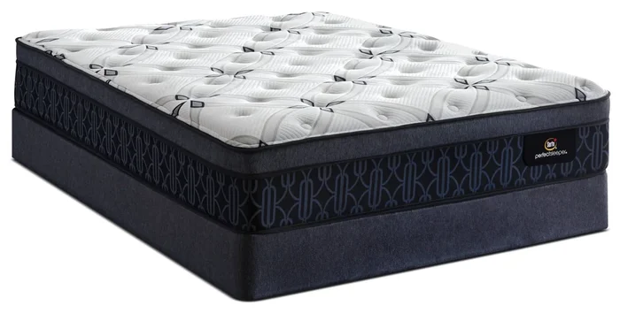 Serta Perfect Sleeper® Watson Firm Euro-Top Queen Mattress Set|Ensemble matelas ferme à Euro-plateau Watson Perfect Sleeper de Serta pour grand lit