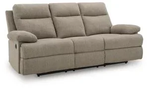Side-swipe Reclining Sofa With Drop Down Table