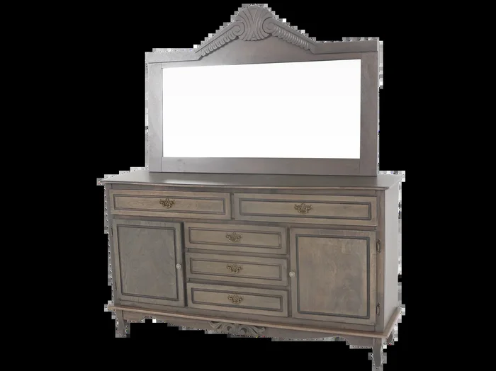 SIDEBOARD & MIRROR