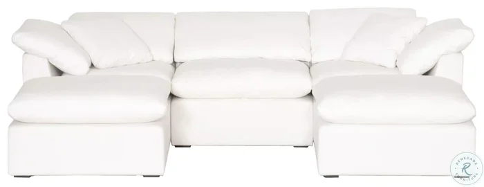Sky Livesmart Peyton Pearl Performance Fabric Sectional