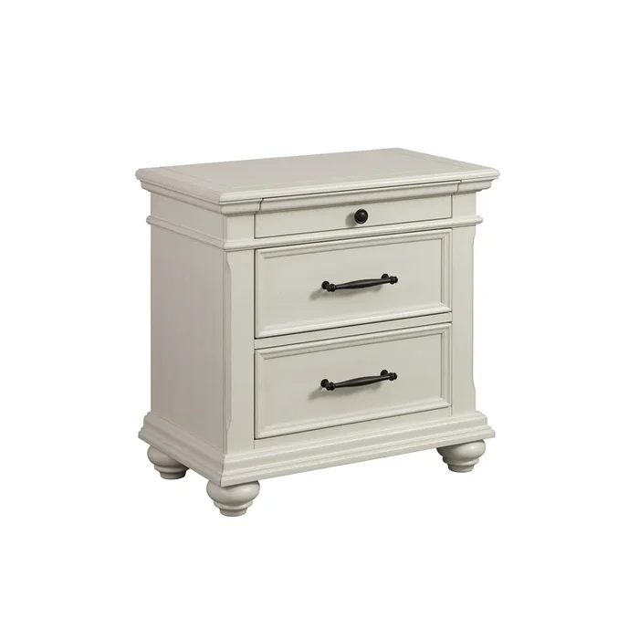 Slater 3-Drawer Nightstand with USB Ports