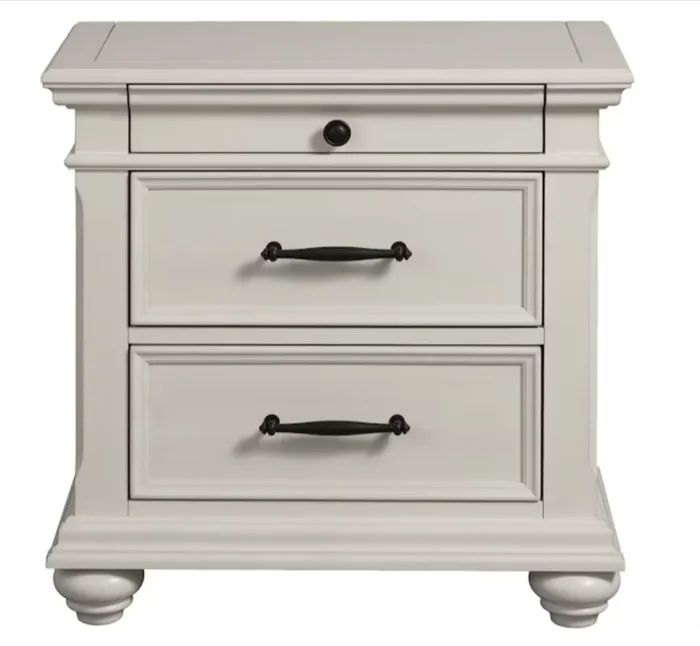 Slater Collection Nightstand – Antique White