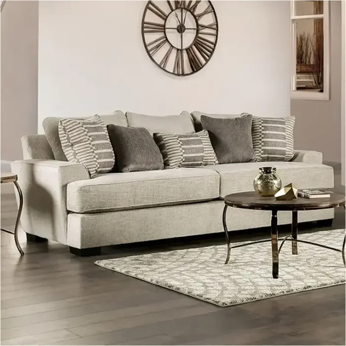 Sm1219-sf Furniture Of America Holborn Sofa – Beige