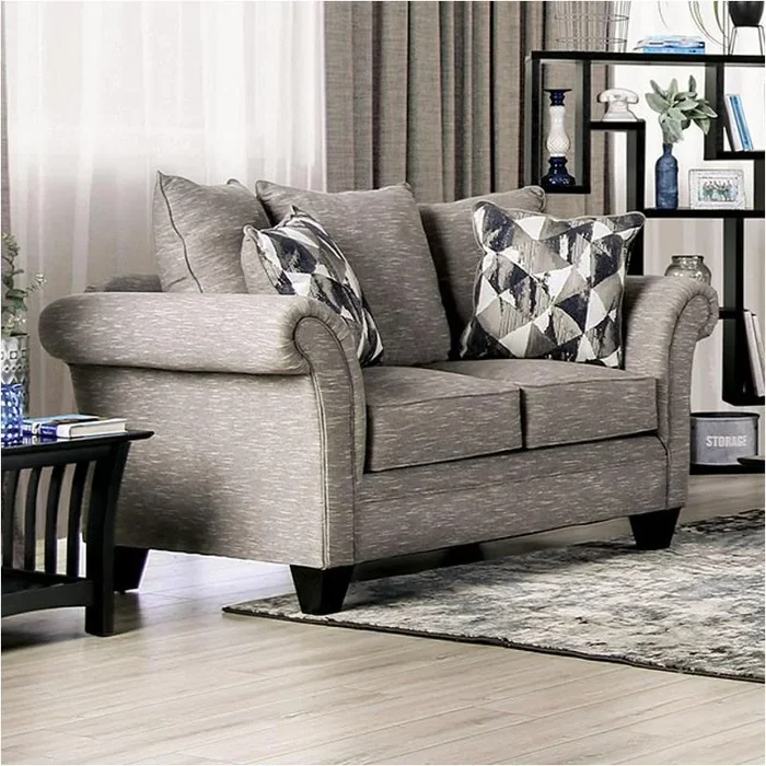 Sm6224-lv Furniture Of America Shelly Loveseat
