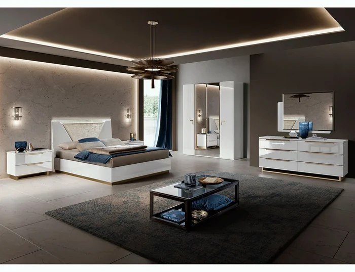 Smart Bedroom Set in White