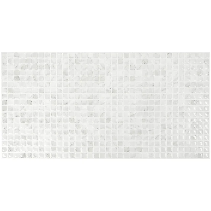 Smart Tiles Peel and Stick 2-Sheet 23 x 12 Backsplash – Blok Minimo|Dosseret Smart Tiles peler et coller 23 x 12, 2 feuilles – Blok Minimo