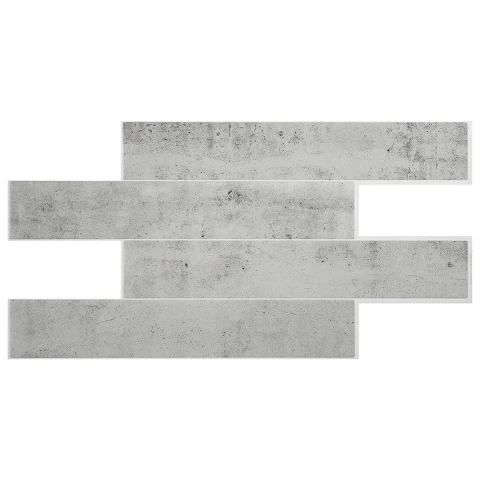 Smart Tiles Peel and Stick 2-Sheet 23 x 12 Backsplash – Norway Alta|Dosseret Smart Tiles peler et coller 23 x 12, 2 feuilles – Norway Alta