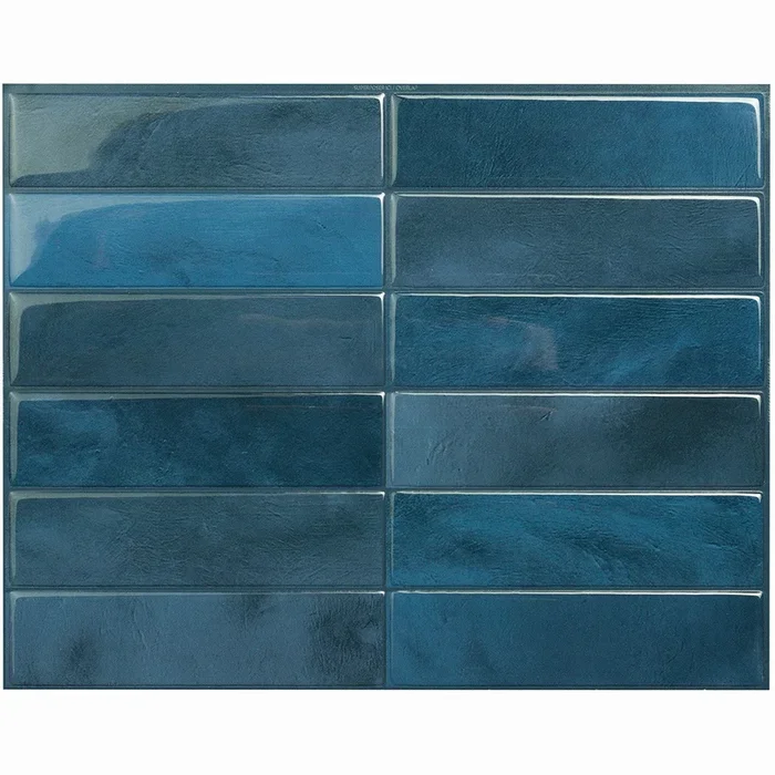 Smart Tiles Peel and Stick 4-Sheet 12 x 9 Backsplash – Morocco Agadir|Dosseret Smart Tiles peler et coller 12 x 9, 4 feuilles – Morocco Agadir