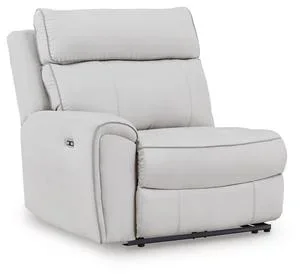 Social Pointe Left-arm Facing Power Recliner