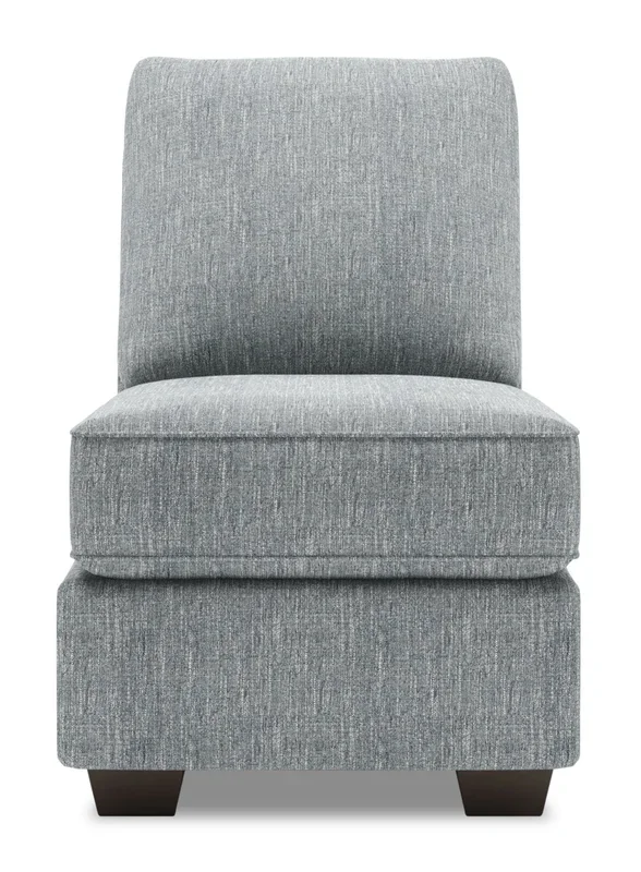 Sofa Lab Roll Armless Chair – Luna Pewter | Fauteuil sans accoudoirs Roll de la collection Sofa Lab – Luna Pewter | RO452291