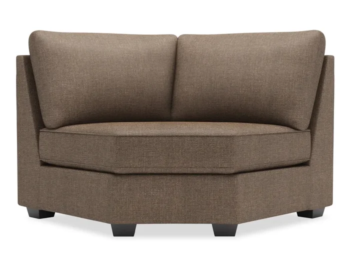 Sofa Lab Roll Curved Wedge – Luna Praline | Fauteuil courbé en coin Roll de la collection Sofa Lab – Luna Praline | RO842591
