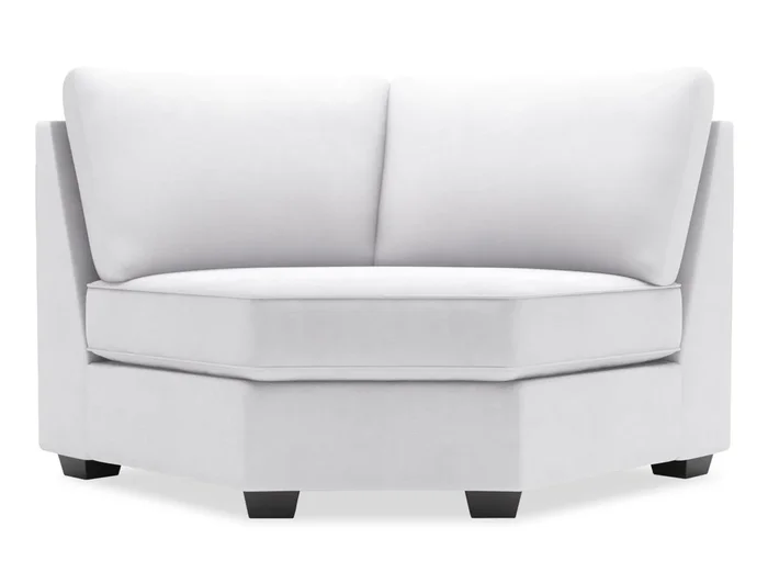 Sofa Lab Roll Curved Wedge – Pax Ice | Fauteuil courbé en coin Roll de la collection Sofa Lab – Pax Ice | RO843449