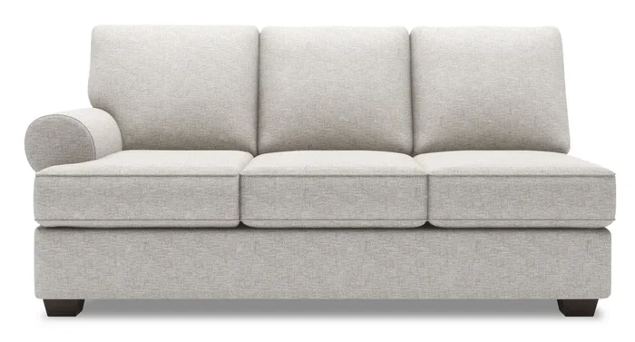 Sofa Lab Roll LAF Sofa – Luxury Silver | Sofa de gauche Roll de la collection Sofa Lab – Luxury Silver | RO132793