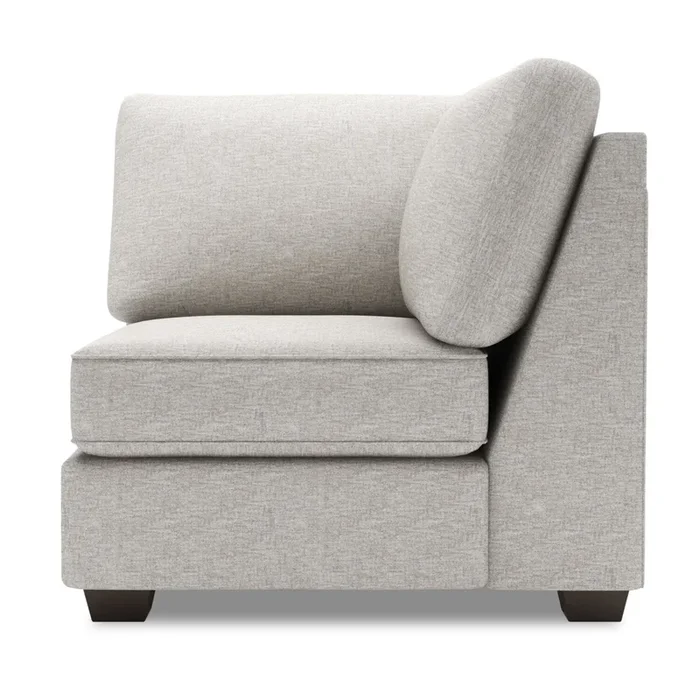 Sofa Lab Roll Square Wedge – Luxury Silver | Fauteuil carré en coin Roll de la collection Sofa Lab – Luxury Silver | RO882793