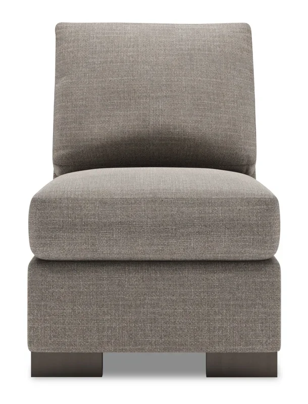 Sofa Lab Track Armless Chair – Luna Smoke | Fauteuil sans accoudoirs Track de la collection Sofa Lab – Luna Smoke | TR452391