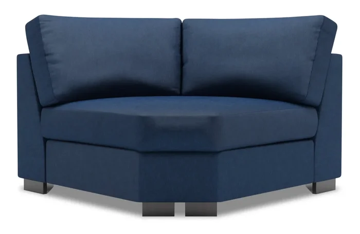 Sofa Lab Track Curved Wedge – Pax Navy | Fauteuil courbé en coin Track de la collection Sofa Lab – Pax Navy | TR843149