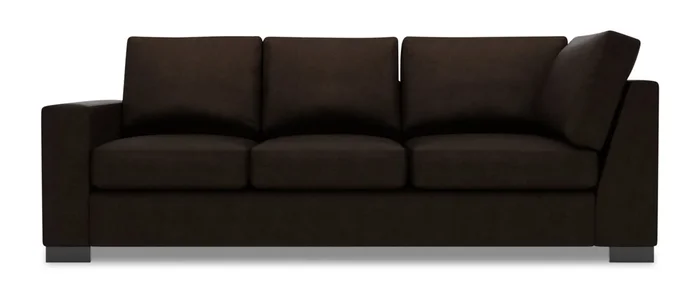 Sofa Lab Track LAF Sofa Return – Luxury Chocolate | Sofa de gauche pour rallonge Track de la collection Sofa Lab – Luxury Chocolate | TR153293