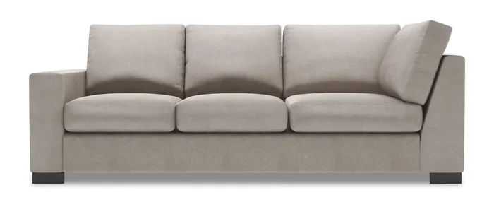 Sofa Lab Track LAF Sofa Return – Pax Slate | Sofa de gauche pour rallonge Track de la collection Sofa Lab – Pax Slate | TR153049