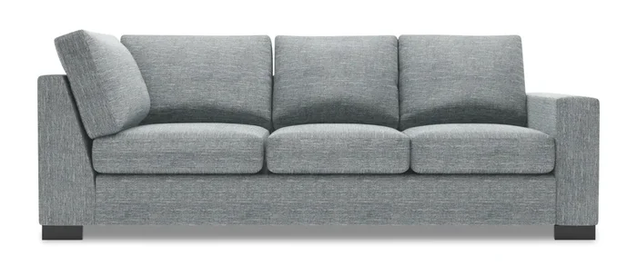 Sofa Lab Track RAF Sofa Return – Luna Pewter | Sofa de droite pour rallonge Track de la collection Sofa Lab – Luna Pewter | TR162291