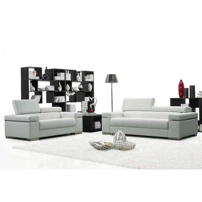 Soho Italian Leather Living Room Set