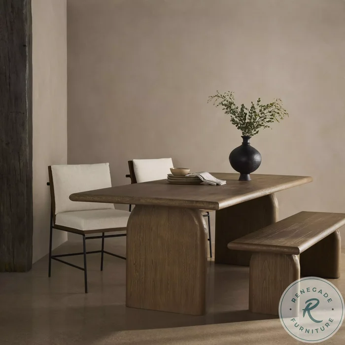 Sorrento Aged Drift Mindi 94″ Dining Room Set