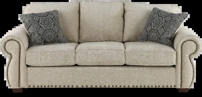 Southport Canvas Tan Sofa
