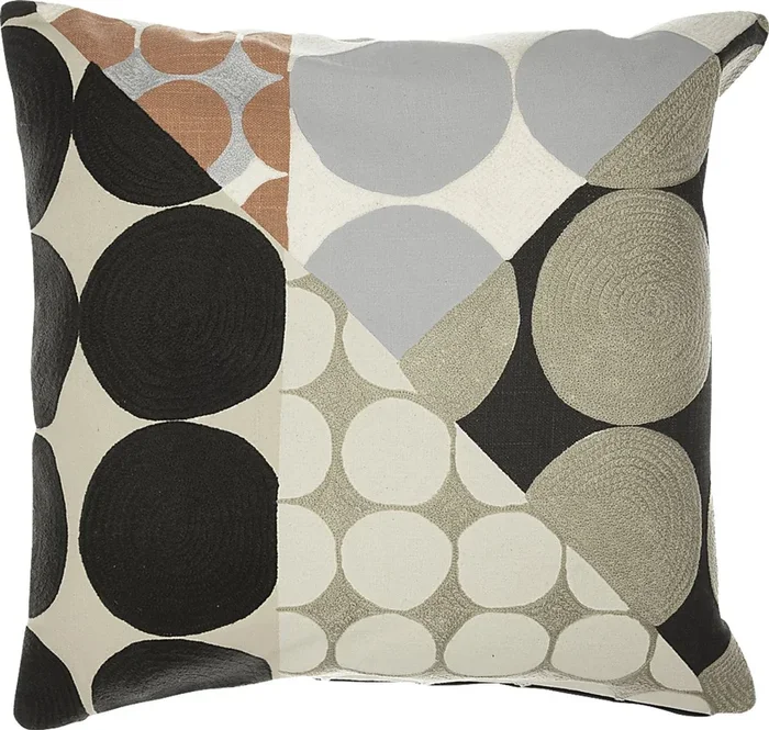 Stacy Garcia Vota Beige Accent Pillow