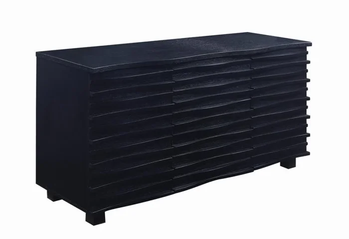Stanton – 3-Drawer Sideboard Buffet Storage Cabinet – Black