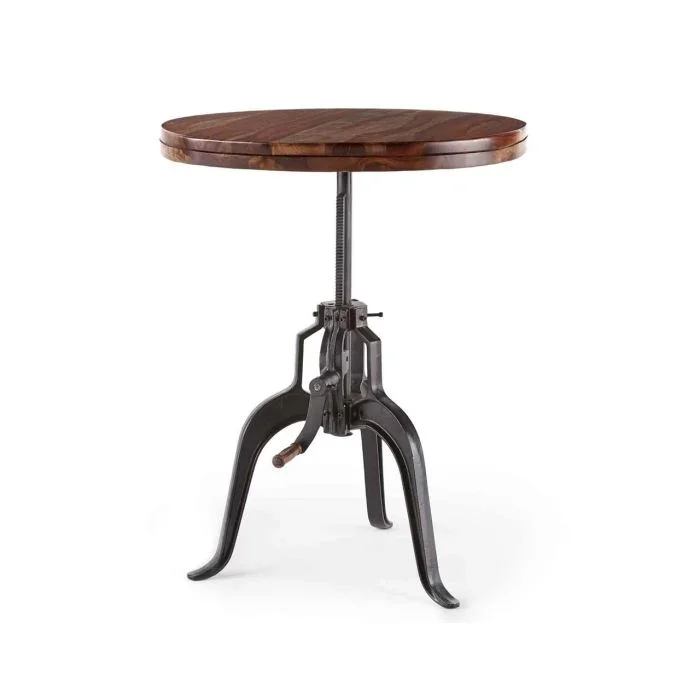 Steve Silver Sparrow Brown Wooden Counter-Height Crank Table