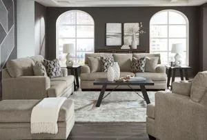 Stonemeade Sofa, Loveseat, Oversized Chair and Ottoman
