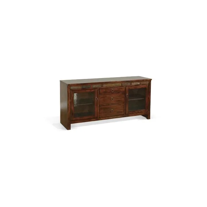 Sunny Designs Santa Fe Dark Chocolate 60 Inch TV Stand Console
