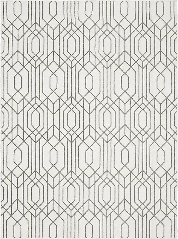Tamun White 7’10 x 10’10 Rug