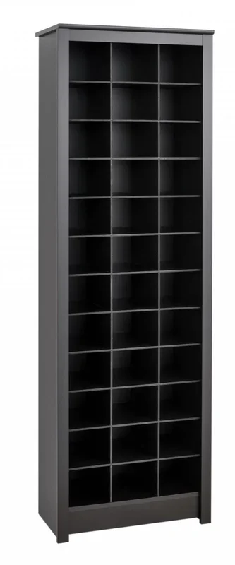 Thirty-Six Pair Shoe Storage Rack – Black|Support de rangement pour 36 paires de chaussures – noir