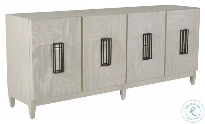 Tilden Cerused White Cabinet