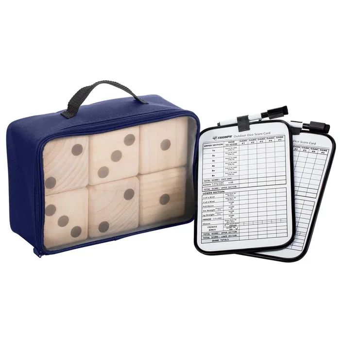 TRIUMPH Big Roller Wooden Lawn Dice|Dés en bois pour pelouse TRIUMPH Big Roller|D66GMEOK