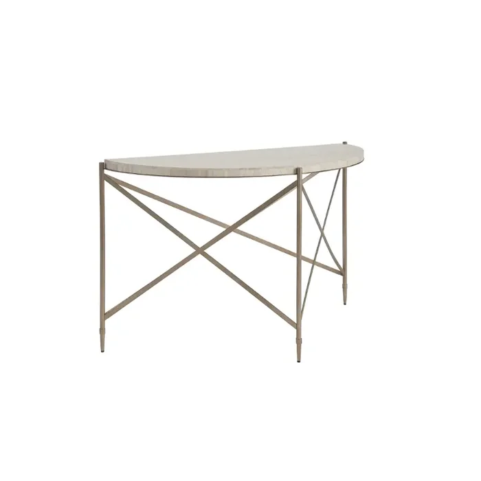 U428803 Universal Furniture Avaline – White Oak Spier Console Table