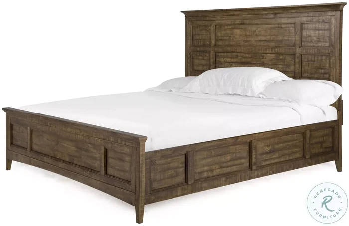 Ulas Toasted Nutmeg California King Panel Bed