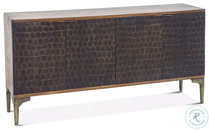 Vallarta Medium Brown And Antique Bronze Sideboard