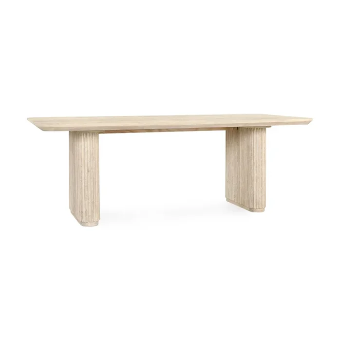 Vander Oak Wood 84″ Dining Table