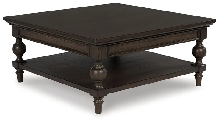Veramond – Square Cocktail Table – Dark Brown