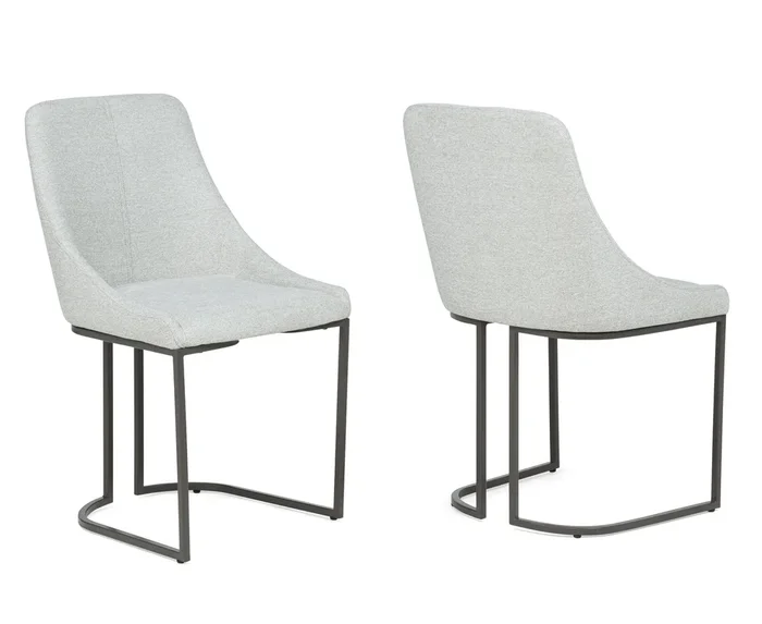 Verano – Dining Chair (Set of 2) – Dove / Black